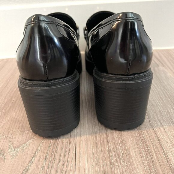 Guess Kimilee Platform Chunky Black Loafer Y2K Grunge Size 8.5 - Picture 6 of 9